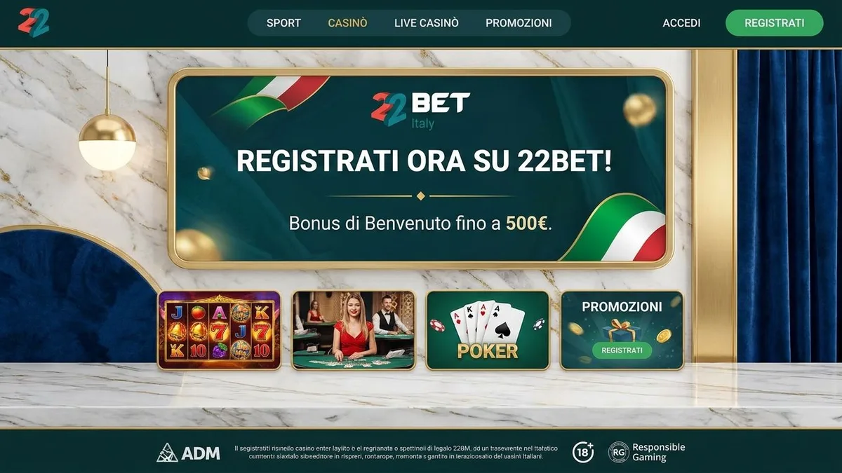 Registrazione con bonus
